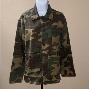 Gung Ho Duck Camouflage Jacket Cotton Blend Women’s Size M